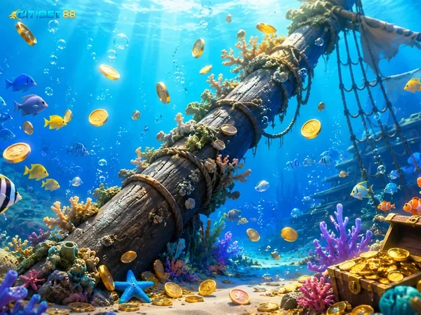 ALT: Pirate Fishing dengan tema laut dan kapal bajak laut
